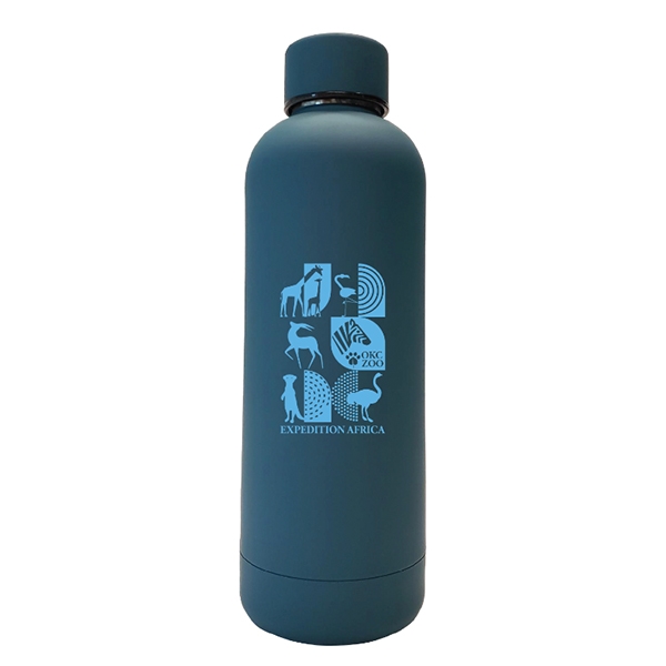 SOFT TOUCH WATER BOTTLE BLUE
